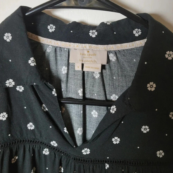 Kate Spade Long Sleeve Floral Shirt | Vintage Bandana Print | Size S - Picture 4 of 9